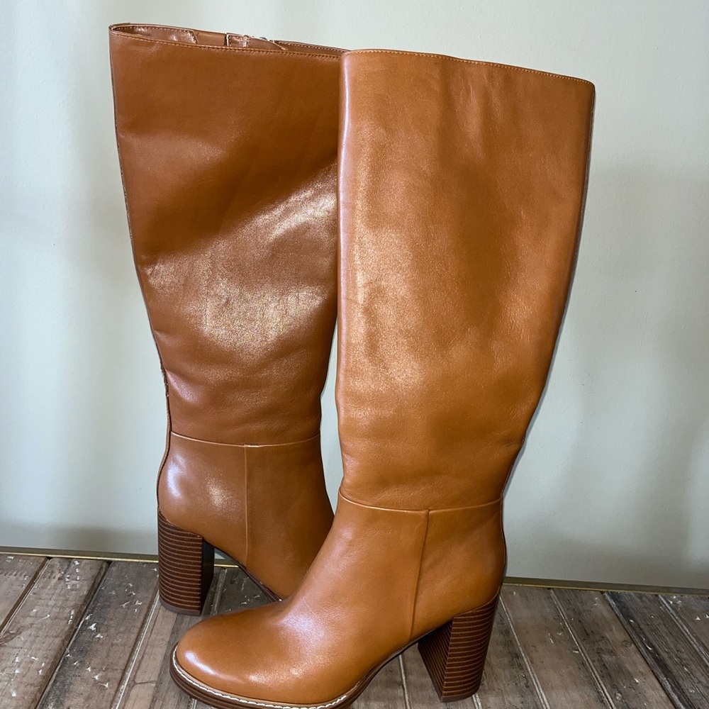 Women's Tan Leather Boots
